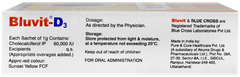 Bluvit D3 Orange Flavour No Added Sugar Sachet 1gm