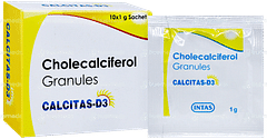 Calcitas D3 Granules 1gm Calcitas D3 Granules 1gm
