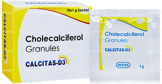 Calcitas D3 Granules 1gm