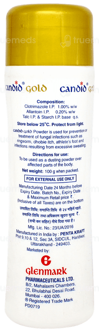 Candid Gold Dusting Powder 100gm