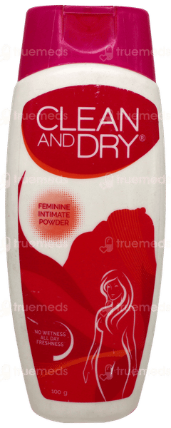 Clean And Dry Feminine Intimate Powder 100Gm Clean And Dry Feminine Intimate Powder 100Gm