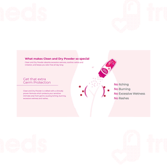 Clean And Dry Feminine Intimate Powder 100Gm