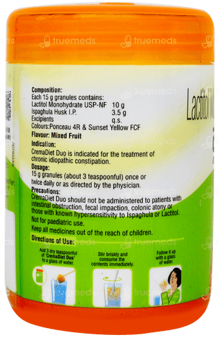 Cremadiet Duo Mixed Fruit Flavour Granules 150gm