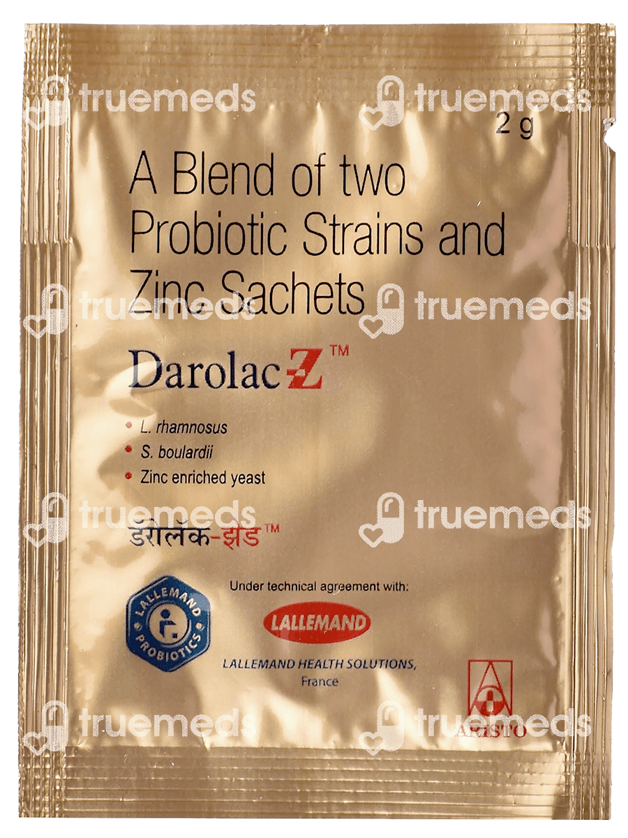 Darolac Z 1000 Miu Powder 2 Gm Uses, Side Effects, Dosage, Price