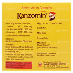 Kanzomin Strawberry Flavour Granules 10gm