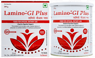 Lamino Gi Plus Vanilla Flavour Powder 200 GM