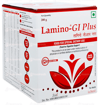 Lamino Gi Plus Vanilla Flavour Powder 200 GM