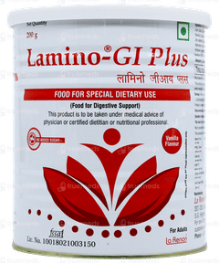 Lamino Gi Plus Vanilla Flavour No Added Sugar Powder 200gm