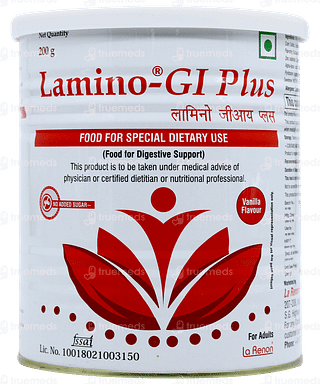 Lamino Gi Plus Vanilla Flavour Powder 200 GM