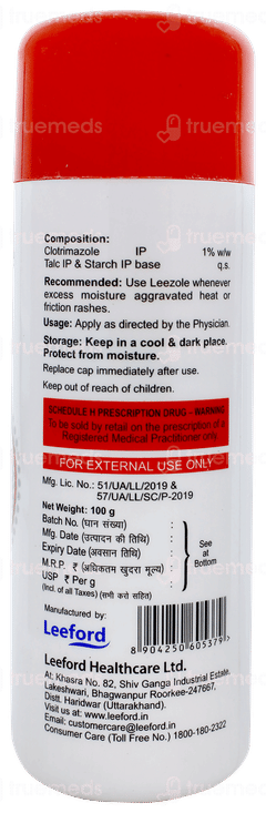 Leezole Dusting Powder 100gm