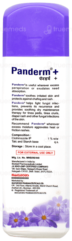Panderm + Dusting Powder 100gm Panderm + Dusting Powder 100gm