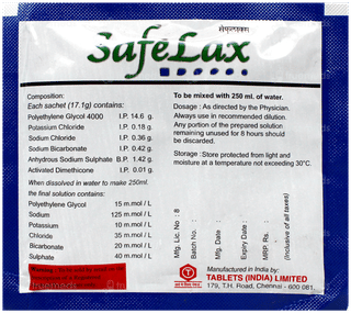 Safelax Sachet 17.1Gm