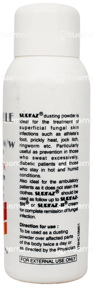 Surfaz Dusting Powder 100Gm