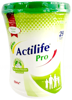 Actilife Pro Vanilla Flavour Powder 200gm Actilife Pro Vanilla Flavour Powder 200gm
