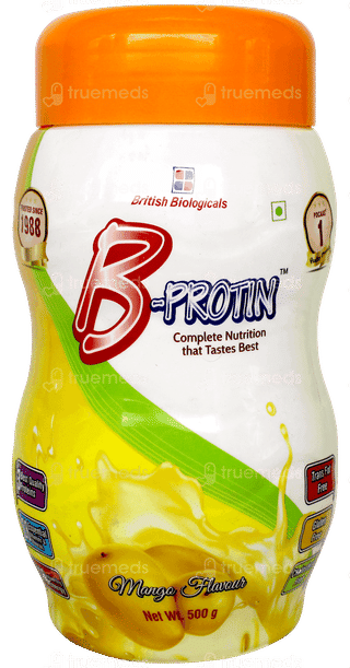 B Protin Mango Flavour Powder 500gm