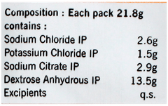 Ventolyte Ors Orange Flavour Sachet 21.8Gm