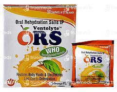 Ventolyte Ors Orange Flavour Sachet 21.8gm