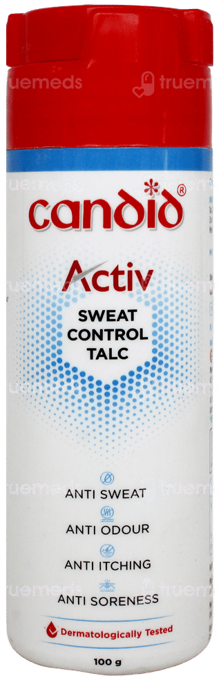 Candid Activ Sweat Control Talc 100Gm