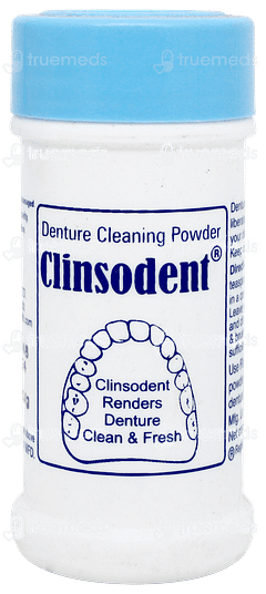 Clinsodent Denture Cleaning Powder 60gm