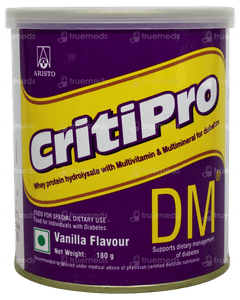 Critipro Dm Vanilla Flavour Powder 180Gm Critipro Dm Vanilla Flavour Powder 180Gm