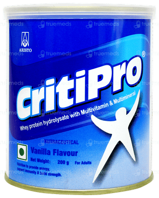 Critipro Vanilla Flavour Powder 200gm