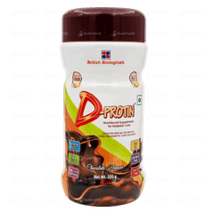 D Protin Chocolate Flavour Sugar Free Powder 200gm