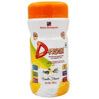 D Protin Vanilla Flavour Sugar Free Powder 200gm