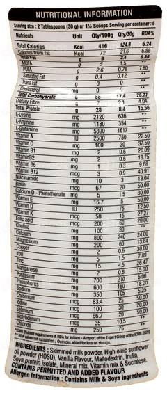 D Protin Vanilla Flavour Sugar Free Powder 200Gm