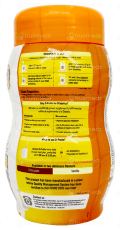 D Protin Vanilla Flavour Sugar Free Powder 500gm