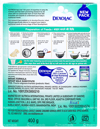 Dexolac 1 Refill Powder 400gm