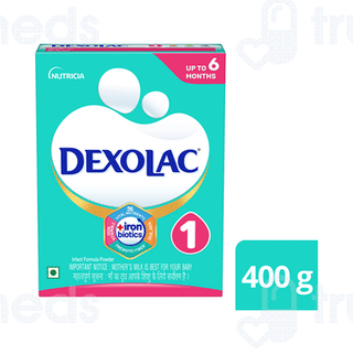 Dexolac 1 Upto 6 Months Infant Formula Refill Powder 400Gm