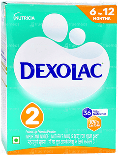 Dexolac 2 Follow Up Formula 6 To 12 Months Refill Powder 400gm Dexolac 2 Follow Up Formula 6 To 12 Months Refill Powder 400gm