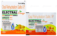 Electral Orange Flavour Sachet 4.4gm