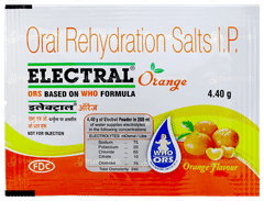 Electral Orange Flavour Powder 4.4gm