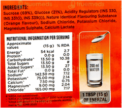Enerzal Orange Flavour Powder 1Kg