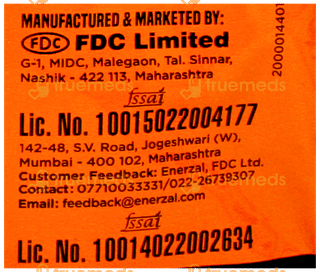 Enerzal Orange Flavour Powder 100Gm
