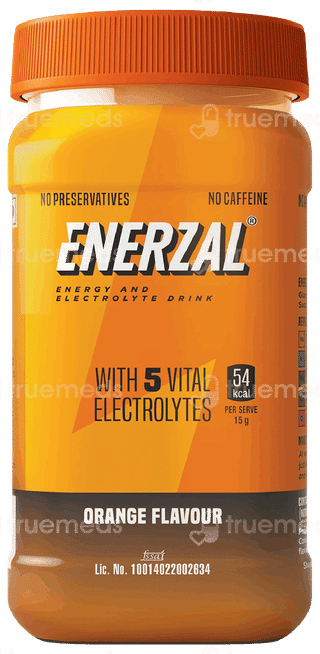 Enerzal Orange Flavour Powder Jar 500Gm