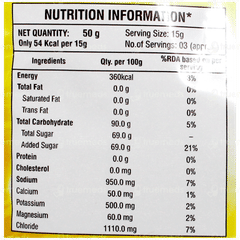 Enerzest Orange Flavour Powder 50Gm