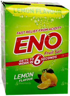 Eno Fruit Salt Lemon Flavour Sachet 5Gm Eno Fruit Salt Lemon Flavour Sachet 5Gm