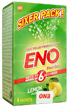 Eno Fruit Salt Lemon Flavour Sachet 5gm
