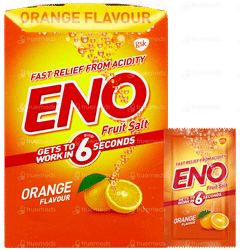Eno Fruit Salt Orange Flavour Sachet 5Gm