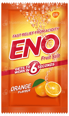Eno Fruit Salt Orange Flavour Sachet 5Gm