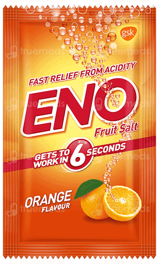 Eno Fruit Salt Orange Flavour Sachet 5Gm