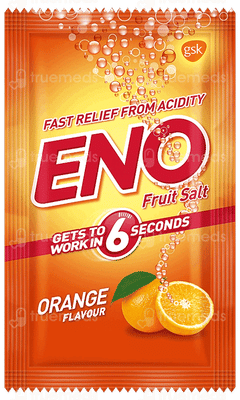 Eno Fruit Salt Orange Flavour Sachet 5gm