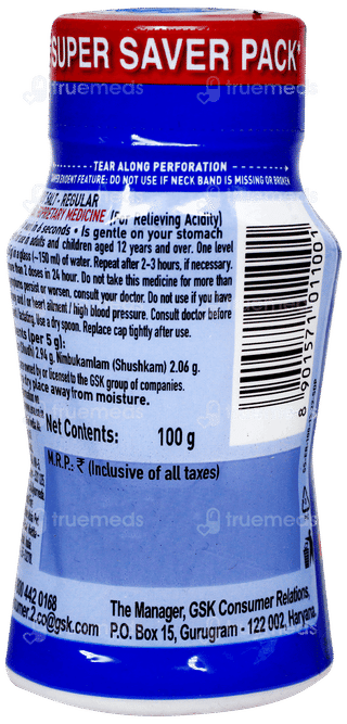 Eno Fruit Salt Regular 100gm