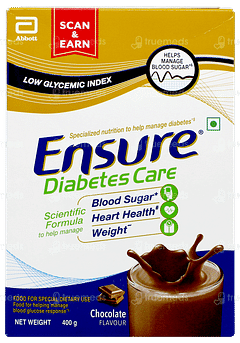 ENSURE DIABETES CARE CHOCOLATE FLAVOUR REFILL POWDER 400GM