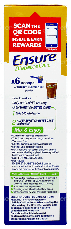 Ensure Diabetes Care Chocolate Flavour Refill Powder 400gm