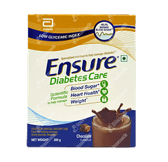 Ensure Diabetes Care Chocolate Flavour Refill Powder 200gm Ensure Diabetes Care Chocolate Flavour Refill Powder 200gm