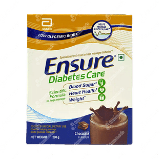 Ensure Diabetes Care Chocolate Flavour Refill Powder 200gm