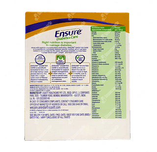 Ensure Diabetes Care Chocolate Flavour Refill Powder 200gm